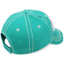 4350 DISTRICT : T13 | HOPE Front-raised Hope with Breast Cancel Awareness Pink Ribbon Design Vintage Baseball Cap