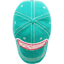 4350 DISTRICT : T13 | HOPE Front-raised Hope with Breast Cancel Awareness Pink Ribbon Design Vintage Baseball Cap