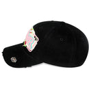 4350 DISTRICT : T13 | Summer Front-raised Verbiage with Watermelon Embroidery Design Vintage Baseball Cap