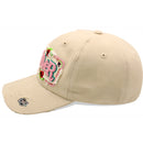 4350 DISTRICT : T13 | Summer Front-raised Verbiage with Watermelon Embroidery Design Vintage Baseball Cap