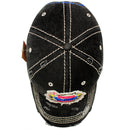 4350 DISTRICT : T13 | Home Sweet Home Verbiage Design with Oxford Fabric Patch Design Vintage Baseball Cap