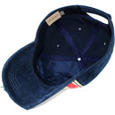 4350 DISTRICT : T13 | WILD AND FREE Front-raised Verbiage with Vintage USA Flag Sublimation Design Vintage Baseball Cap