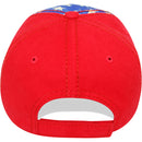 4350 DISTRICT : T13 | WILD AND FREE Front-raised Verbiage with Vintage USA Flag Sublimation Design Vintage Baseball Cap