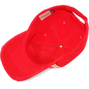 4350 DISTRICT : T13 | WILD AND FREE Front-raised Verbiage with Vintage USA Flag Sublimation Design Vintage Baseball Cap