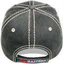 4350 DISTRICT : T13 | SIP Happens Front-raised Verbiage Design Vintage Baseball Cap