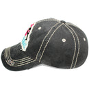 4350 DISTRICT : T13 | SIP Happens Front-raised Verbiage Design Vintage Baseball Cap