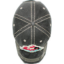 4350 DISTRICT : T13 | SIP Happens Front-raised Verbiage Design Vintage Baseball Cap