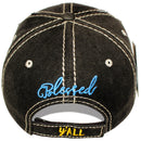 4350 DISTRICT : T13 | Blessed Y'all Verbiage Design with Oxford Fabric Patch Design Vintage Baseball Cap