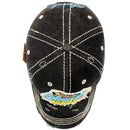 4350 DISTRICT : T13 | Blessed Y'all Verbiage Design with Oxford Fabric Patch Design Vintage Baseball Cap