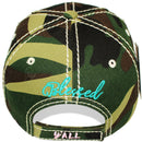 4350 DISTRICT : T13 | Blessed Y'all Verbiage Design with Oxford Fabric Patch Design Vintage Baseball Cap