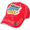 4350 DISTRICT : T13 | Blessed Y'all Verbiage Design with Oxford Fabric Patch Design Vintage Baseball Cap