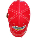 4350 DISTRICT : T13 | Blessed Y'all Verbiage Design with Oxford Fabric Patch Design Vintage Baseball Cap