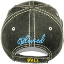 4350 DISTRICT : T13 | Blessed Y'all Verbiage Design with Oxford Fabric Patch Design Vintage Baseball Cap