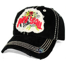 4350 DISTRICT : T13 | Hey Y'all Front-raised Verbiage Design Vintage Baseball Cap