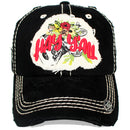 4350 DISTRICT : T13 | Hey Y'all Front-raised Verbiage Design Vintage Baseball Cap