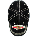 4350 DISTRICT : T13 | Hey Y'all Front-raised Verbiage Design Vintage Baseball Cap