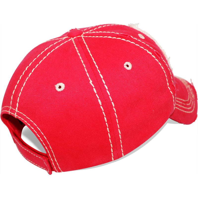 4350 DISTRICT : T13 | Hey Y'all Front-raised Verbiage Design Vintage Baseball Cap