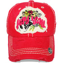 4350 DISTRICT : T13 | Hey Y'all Front-raised Verbiage Design Vintage Baseball Cap