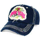 4350 DISTRICT : T13 | Hey Y'all Front-raised Verbiage Design Vintage Baseball Cap