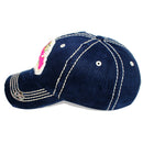 4350 DISTRICT : T13 | Hey Y'all Front-raised Verbiage Design Vintage Baseball Cap