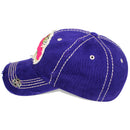 4350 DISTRICT : T13 | Hey Y'all Front-raised Verbiage Design Vintage Baseball Cap