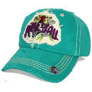 4350 DISTRICT : T13 | Hey Y'all Front-raised Verbiage Design Vintage Baseball Cap