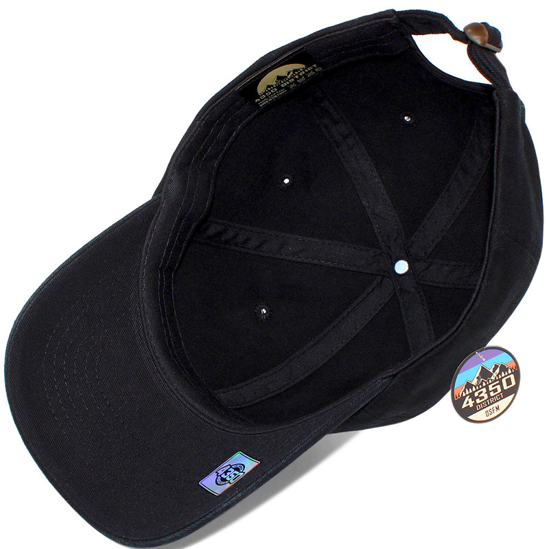 4350 DISTRICT : Y4361 | Plain Unisex Velcro Baseball Cap