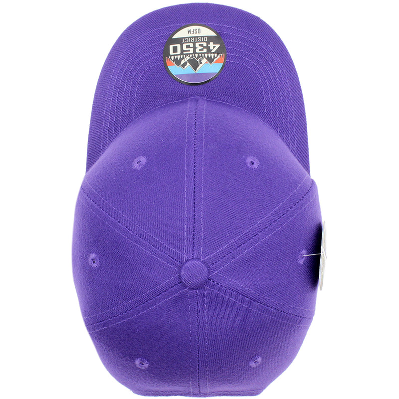4350 DISTRICT : Y4361 | Plain Unisex Velcro Baseball Cap